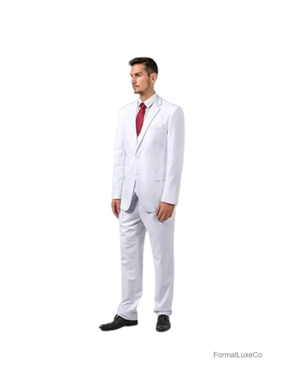 Men's 3 Piece Suit Set with Blazer, Vest & Pants for Wedding, Prom & Business